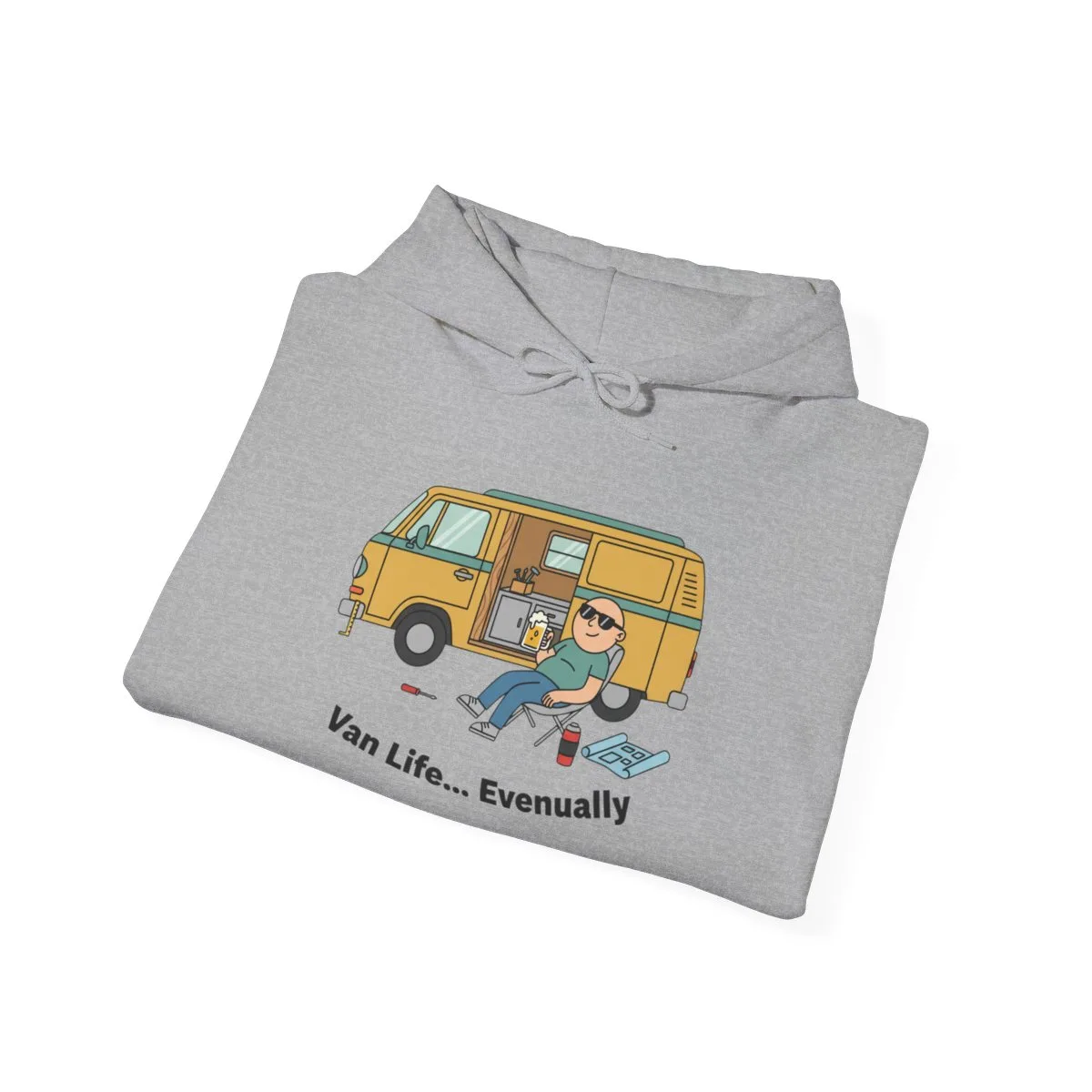 Vanlife hoodie folded